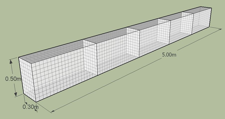 Gabion 5000×500×300